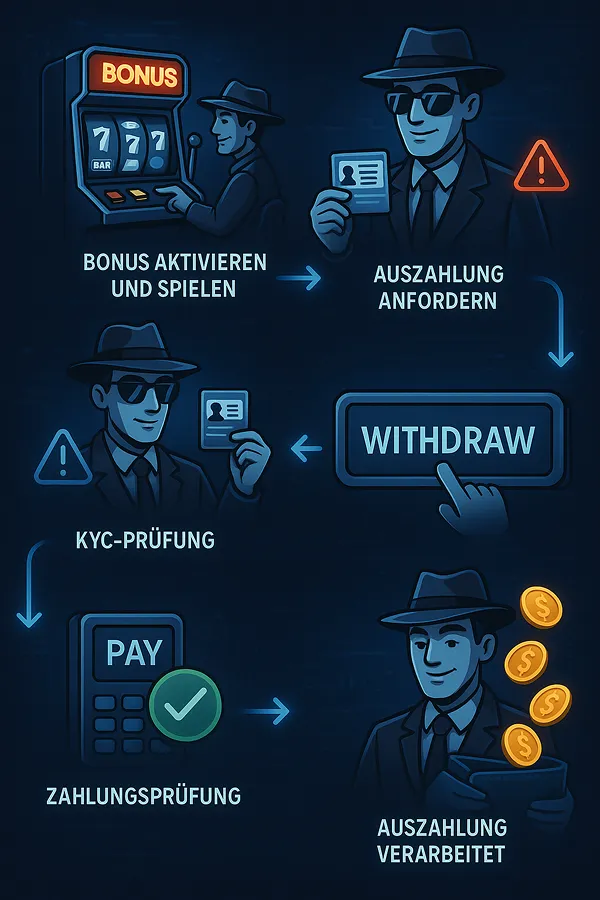 Durchlaufen der KYC-Verifizierung im Vulkan Vegas Casino